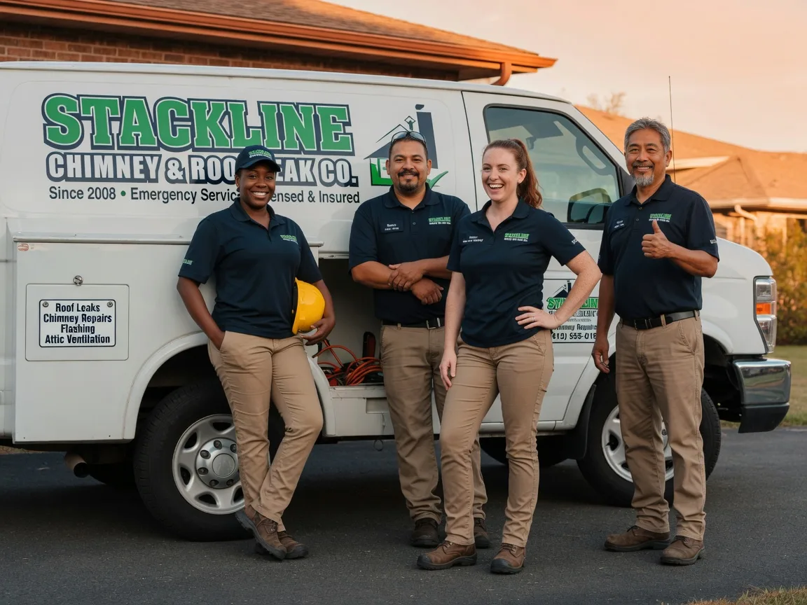 Chimney flashing repair company in Bristow, OK